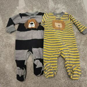 Carter's Boys Fleece Sleeper Bundle Sz 6M